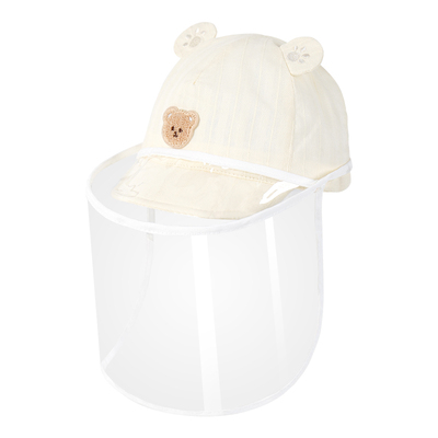 婴儿防护面罩帽子可拆卸防飞沫