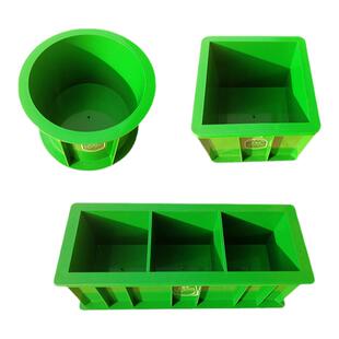 混凝土抗压塑料试模抗渗砼100三联水泥150方试块盒砂浆70.7模具