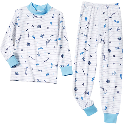 小AB内衣套装薄款学生半高领