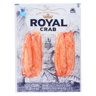 韩国进口思潮大林旗舰店鳕龙虾蟹肉棒手撕蟹柳棒即食140/100g*5袋
