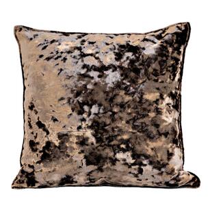 现代轻奢风高级感割绒冰花咖色沙发客厅抱枕样板间酒店床上靠垫