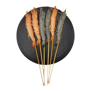 大红虾大青虾串基围虾串商用每包10支烧烤油炸夜市小吃冷冻半成品