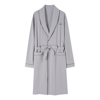 【芬腾加大码纯棉睡袍2026新款春