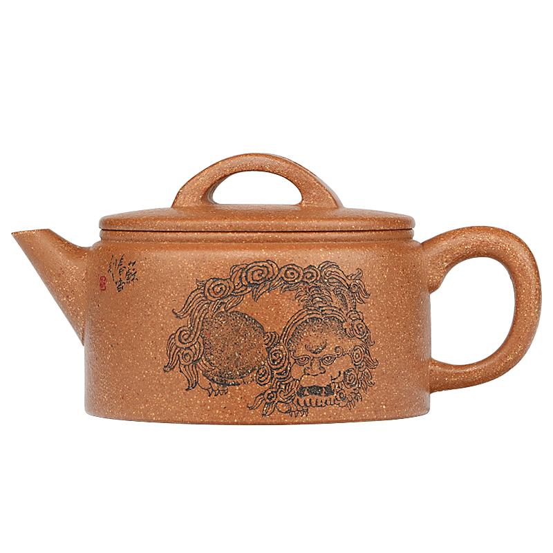 段泥明式小汉瓦功夫茶壶