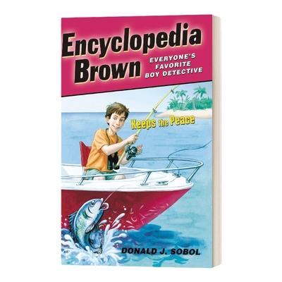 英文原版 Encyclopedia Brown Keeps the Peace 百科全书小布朗 保持和平 英文版 进口英语原版书籍儿童外文书