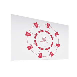 京庆天创哑光钢化玻璃白板办公室投影书写两用挂墙板防眩不反光磨砂大黑板教学培训投屏磁性涂鸦留言板可定制