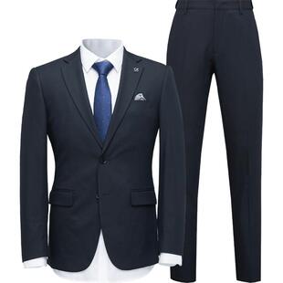 HLA/海澜之家时尚正装修身西服套装26春夏新婚庆商务通勤套西男装