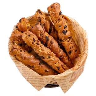 全麦面包蜂蜜坚果棒吐司面包棒坚果大列巴零食饱腹整箱早餐面包棒