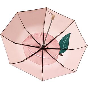 蕉下旗舰店双层防晒黑胶小黑伞太阳伞防紫外线夏女遮阳伞官网正品