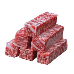 澳洲和牛雪花牛排原切M9小切条雪花牛肉儿童牛排媲美神户牛肉家用