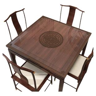 中式软玻璃镂空方桌桌垫正方形茶几家用八仙桌防水防油桌面保护垫