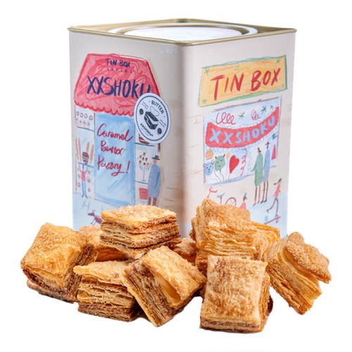 宿咕焦糖黄油千层酥高端饼干小零食休闲酥皮糕点下午茶点心小吃