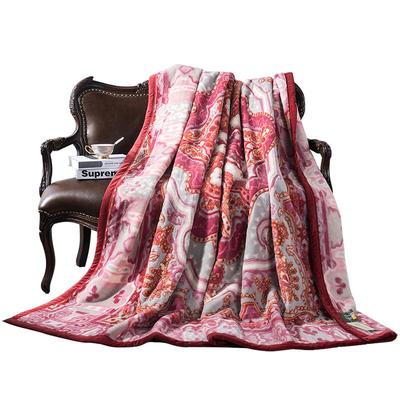 凤凰上海结婚加厚冬季纯羊毛毯