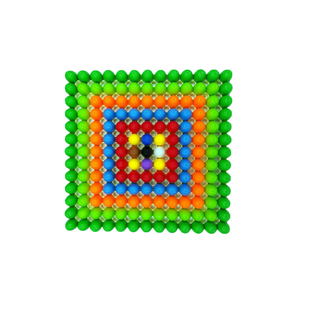 儿童中号蘑菇丁积木墙拼插拼装幼儿园墙面桌面拼图拼字益智力玩具