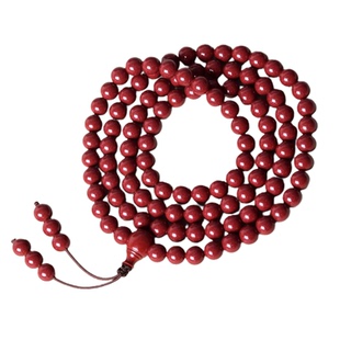 真天然108颗佛珠手链正品朱砂手串高纯度含量平安好运珠男女手镯
