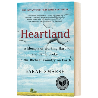 Heartland: A Memoir of Working Hard 英文原版 核心地带：一本关于奋斗和贫穷的回忆录 传记 Sarah Smarsh