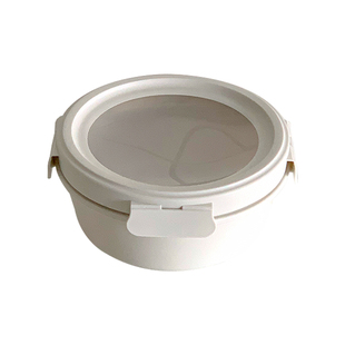 简约家用四边扣保鲜盒食品级便携打包盒微波炉便当带饭盒分装盒