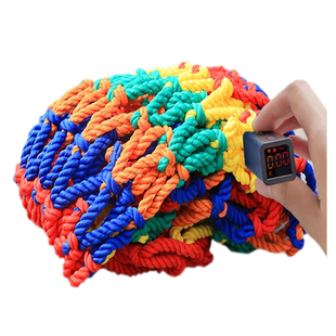 儿童彩色安全网阳台天井楼梯防护网防坠网幼儿园护栏防摔尼龙网绳