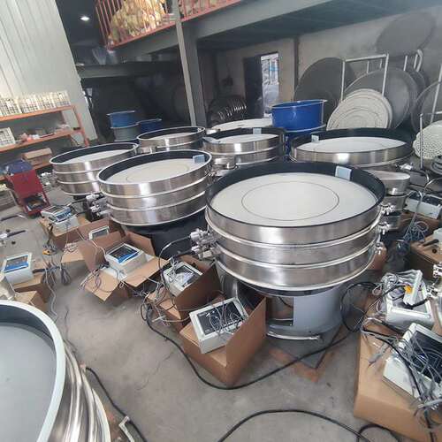 圆形震动筛分机 锂电池正负极材料超声波振动筛 石墨粉分级设备
