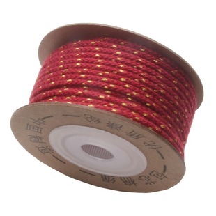 加金加密编织包芯涤棉绳棉线可烧拉丝线绳金刚星月菩提手串穿珠绳