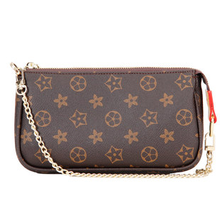 女包小包2026新款迷你麻将包老花单肩腋下包时尚真皮手拎斜挎小包