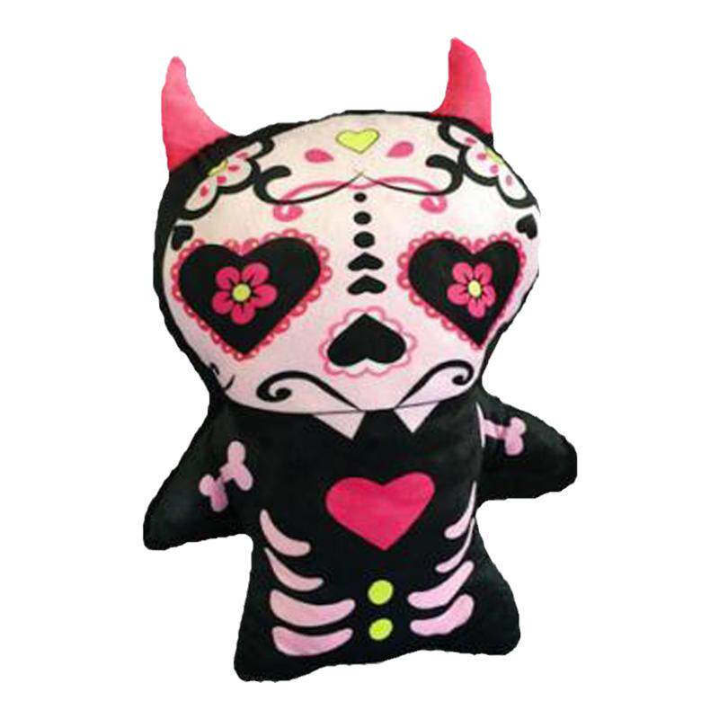 万圣节娃娃个性骷髅娃娃原创手工 纹身玩偶抱枕圣诞个性礼物