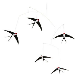 Flensted Mobiles官方授权丹麦燕子平衡吊饰风铃挂饰装饰乔迁礼物