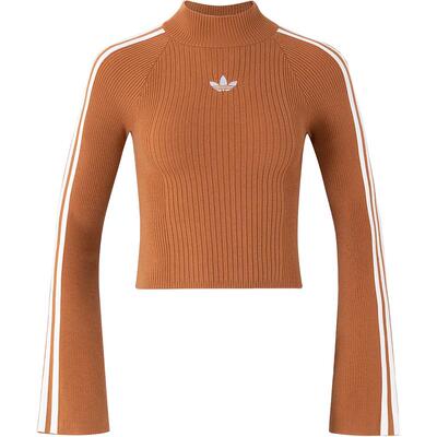 Adidas/阿迪达斯正品三叶草女士针织长袖高领套头衫JI7059