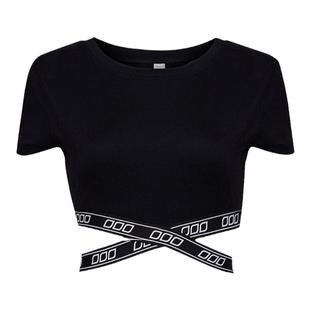 LornaJane短款瑜伽内衣上衣T恤Fearless健身运动短袖背心女瑜伽服