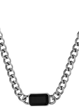 欧美个性钛钢ins嘻哈女潮项链