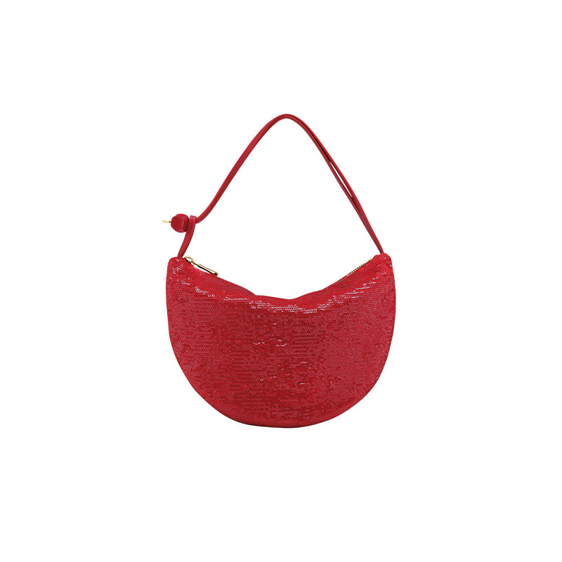 LONGCHAMP/珑骧Le Roseau S 手拿包26年春夏红色派对包10344HIP