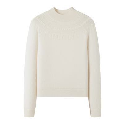 Navigare半高领套头女士羊毛衫