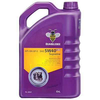 大黄蜂紫油全合成机油5W40汽车发动机润滑油4L四季通用官方正品SN