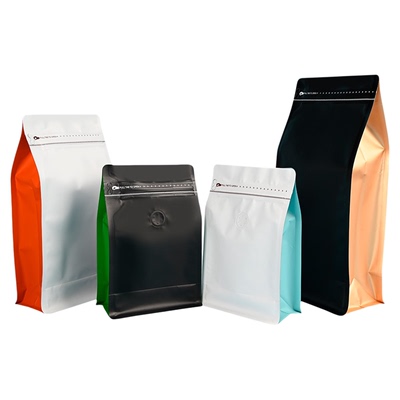 咖啡豆茶叶铝箔八边封包装袋