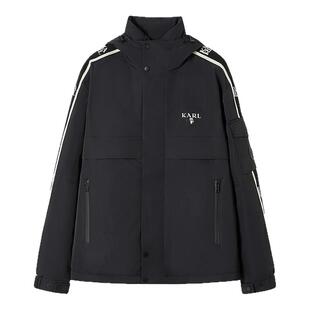 KARL LAGERFELD户外【90%鸭绒】短款羽绒服25秋冬新款老佛爷男装