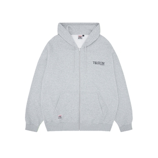 VISION官方  美式街头宽松拉链卫衣帽衫外套复刻图案男女