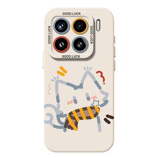 围巾情侣猫咪适用iqoo15ultra手机壳iqooneo10硅胶13涂鸦12pro小众11s新款z9turbo+高级感8一对7se女6/5/vivo