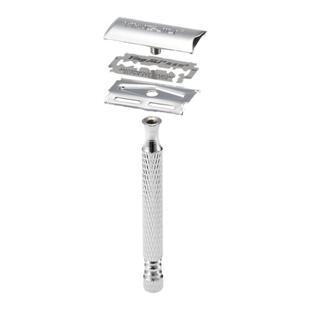 英吉利老式剃须刀手动刮脸刀胡须刀经典双面剃须刀盒水洗刮胡刀架