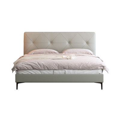 顾家家居顾家木艺真皮床现代简约