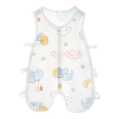 夏宝宝琵琶连体衣背心哈衣睡衣薄