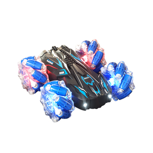 儿童翻滚特技车玩具旋转漂移RC遥控车充电四驱越野4岁男孩小汽车