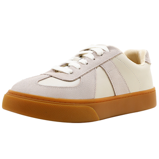 MBU 防水加绒德训鞋女士2025年冬季新款板鞋厚底二棉鞋加厚小白鞋