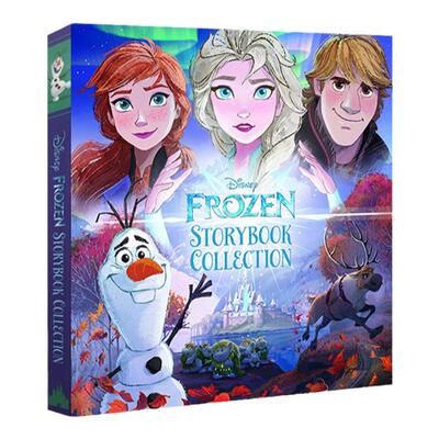 英文原版 Disney Frozen Storybook Collection 精装合辑 冰雪奇缘 I II 暗影森林 迪士尼经典动画绘本 艾莎与神秘河 雪宝和北极熊