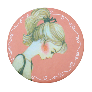 化妆镜便携小镜子随身镜口袋镜迷你小号超薄学生圆形照镜子女学生