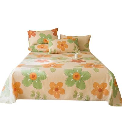 原棉老粗布床单家用卧室被单