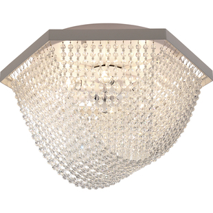 法式轻奢水晶吸顶灯主卧室灯具浪漫高级感别墅灯饰波西米亚书房灯