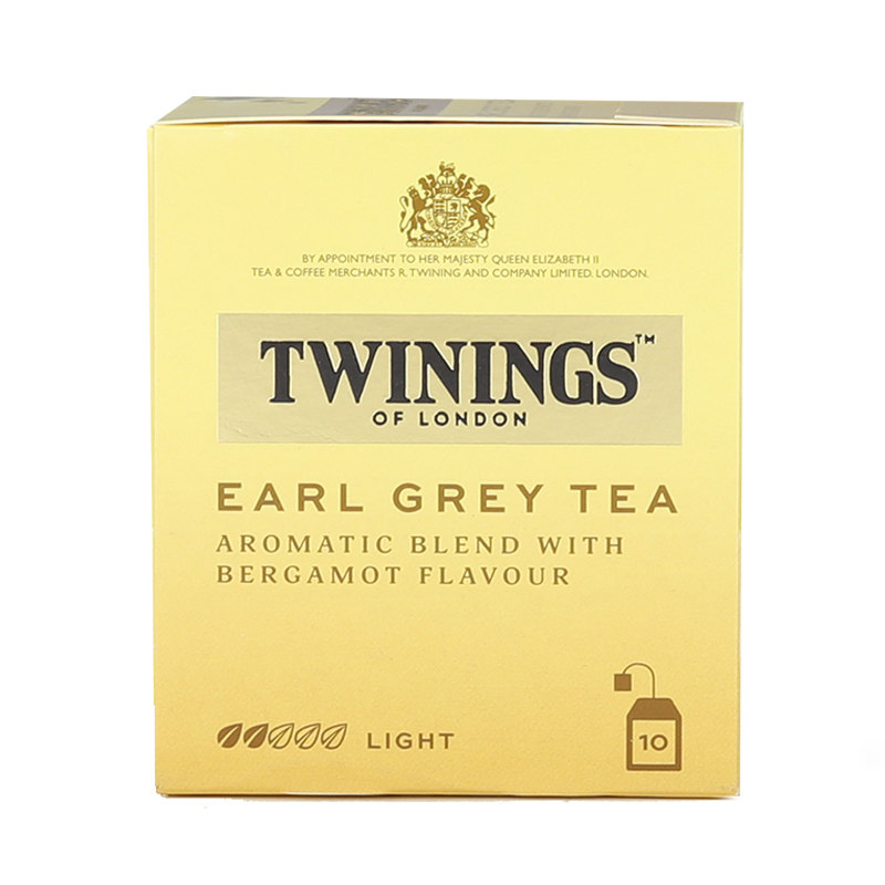 Twinings川宁豪门伯爵红茶茶包佛手柑英式进口袋泡茶烘焙红茶粉