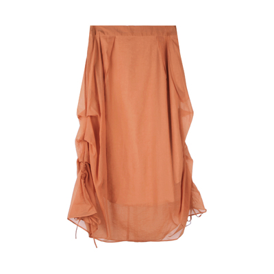 素芭艺术感抽绳半身裙