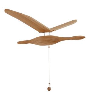 创意原木中古风会飞的海鸥空中吊饰艺术悬挂别墅动态平衡飞鸟挂饰