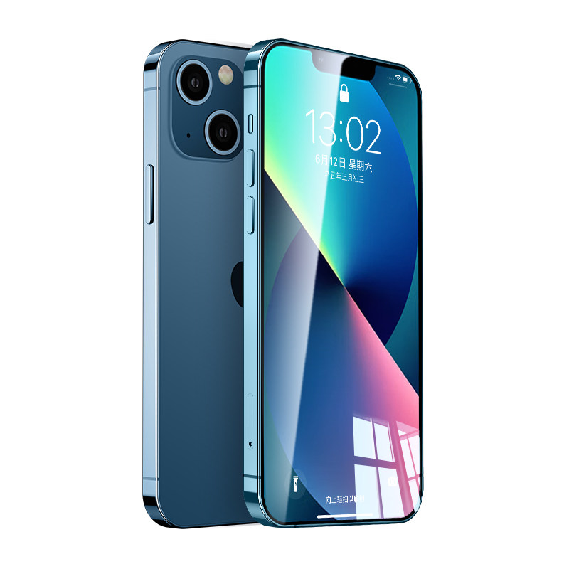 适用苹果13钢化膜iphone14/17pro手机膜16/15promax全屏覆盖12mini新款11por高清x防摔x